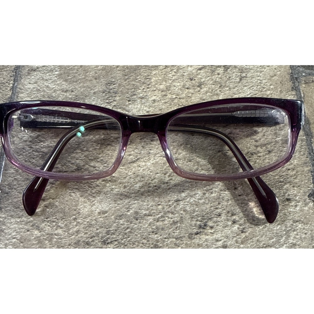 C111 Purple Fade Rectangle Eyeglasses Frame Women's 54-17-140-30mm Unbranded